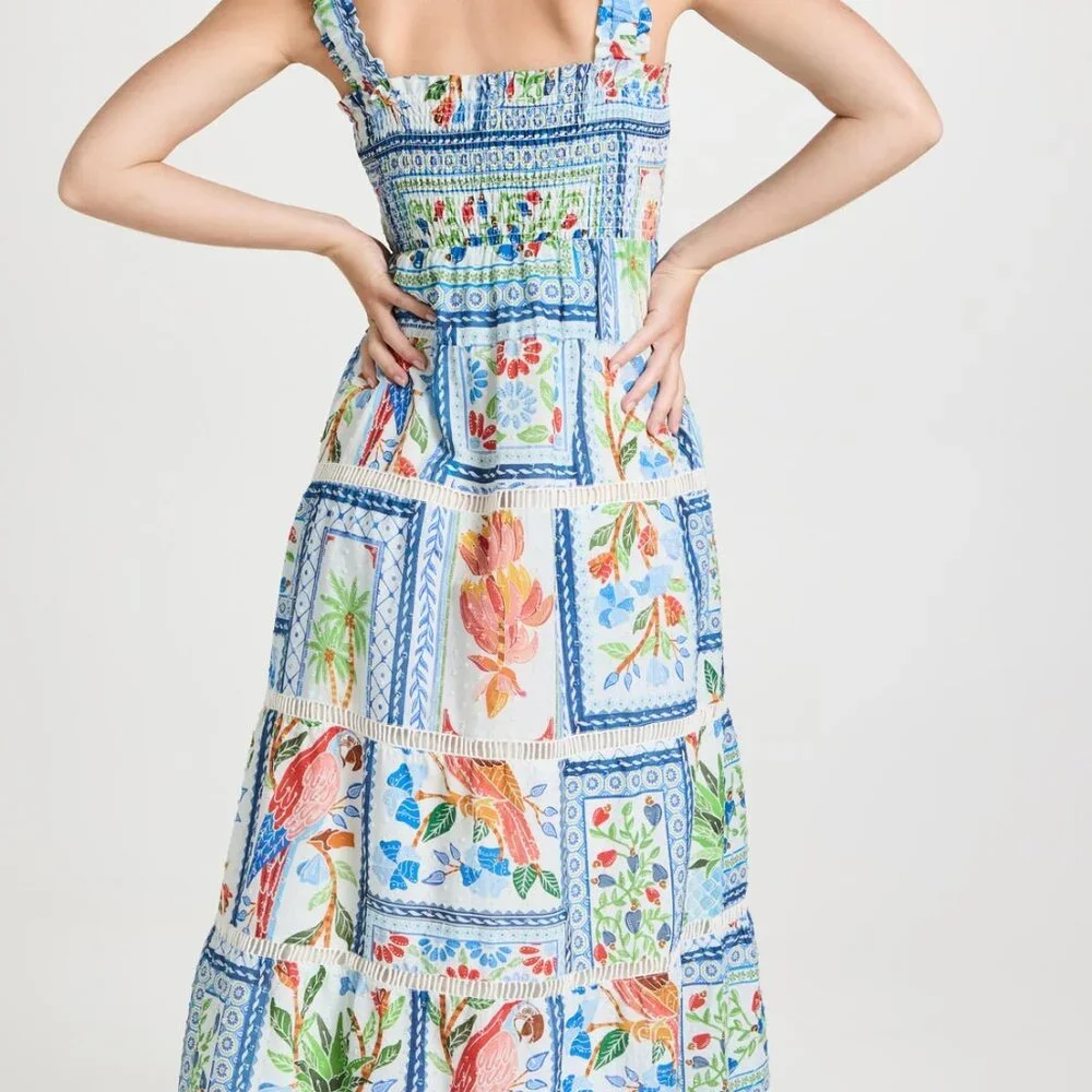 FARM Rio Tropical Tiles Maxi Dress - Picture 2 of 7